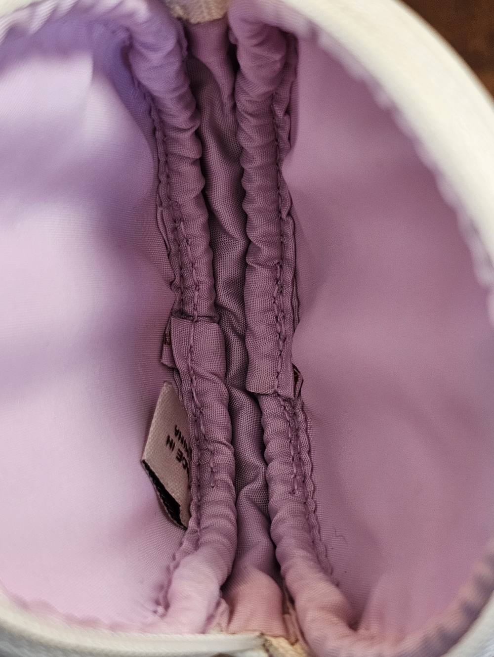 Coach Waverly Op Art Signature Coin Wallet In Cream Pink And Purple NWT - Picture 5 of 8